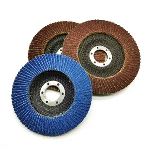 20 Packs Mixed Alumina/Zirconia 40 80 Grit Flap Disc 115 × 22.2ミリメートルAngleグラインダーFlap Disk