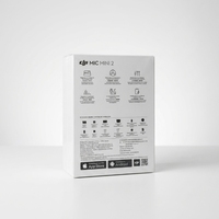 DJI Mic Mini 2 Drahtloses Mikrofon (2 TX + 1 RX + Ladeetui) für 5.2 250m Reichweite Kompatibel mit iPhone/Android-Kamera 8 Stunden Akkulaufzeit