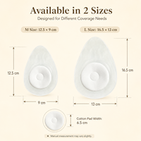 Silicone Nipple Cover for Nursing Pads 2 in 1 Leak-Proof Breast Pad Reusable No-Show Nipple Pasties Wearable Absorption Pad