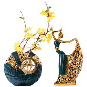 Decoración Moderna de Lujo para el Hogar, para Sala de Estar, Mueble de <span class=keywords><strong>TV</strong></span>, Vinoteca, Adornos Creativos de Cerámica - Product Image 5