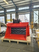 Bêche broyeuse pour excavatrice fournie par l'usine MONDE, compatible avec la bêche de criblage pour excavatrice, pour le tri du sol et du gravier en aménagement paysager