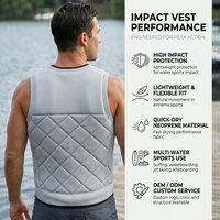 Gilet de protection personnalisé pour le surf, le wakeboard, les motomarines, gilet de sauvetage en néoprène, protection en mousse PVC, gilet de sauvetage pour jet-boat, ski nautique, sports nautiques