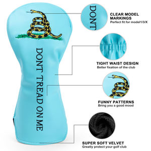 Premium Embroidery Golf Head Covers Eye-Catching <b>Driver</b> Head Cover Golf Reliable Golf Head Cover <b>Driver</b> 3 Wood and Hybrids - Product Image 6
