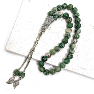 Cuentas de Oración Musulmanas, 8 mm, 33 Cuentas, 45 Piezas, Pulsera Musulmana de Ojo de Tigre, Imam Zaman, Kaba Misbaha Tasbih. - Product Image 5