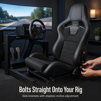 Siège de course en fibre de carbone JBR1039RTF pour simulateur de jeu automobile, pour voiture modifiée, expérience de course améliorée