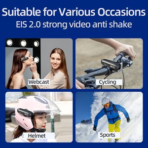 <span class=keywords><strong>Camera</strong></span> Phát Trực Tiếp Hoạt Động Wifi Thể Thao Gắn Đầu Không Dây Phiên Bản Đêm HD 4K Chống Rung Hai Nút Và Cách Điều Khiển Ứng Dụng - Product Image 5