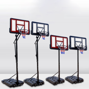 Support de basketball multifonctionnel intérieur/extérieur avec panneau arrière et <span class=keywords><strong>filet</strong></span> en PE amovibles pour adultes et enfants, idéal pour l'entraînement à domicile - Product Image 6