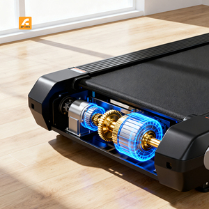 Điện gấp thể thao phòng tập thể dục thiết bị sang trọng đào tạo cơ thể mạnh mẽ bán thương mại Máy chạy bộ - Product Image 3