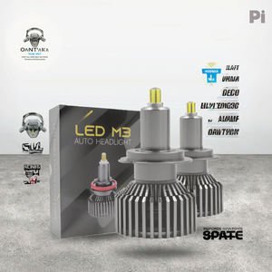 Светодиодные линзованные фары M3 R5 360 градусов 80 Вт 12000 лм 6000K H7 CSP для LEXUS и Daewoo, универсальный комплект для дооснащения - Product Image 3