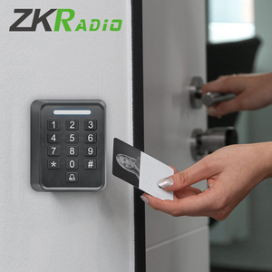 قارئ <span class=keywords><strong>RFID</strong></span> عالي الجودة بتردد 13.56 ميجاهرتز مع لوحة مفاتيح، قارئ مستقل للتحكم في الوصول لباب واحد - Product Image 1