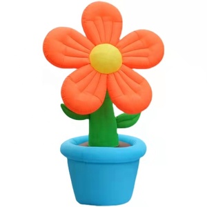 Flores Inflables Gigantes de Oxford/PVC, Impermeables, Personalizadas para Publicidad y Promoción, de 8-10 pies, para Decoración Exterior - Product Image 2