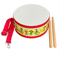 Großhandel Holz-Doppeltrommel-Set, Professionelle Percussion mit Verstellbarem Gurt und Trommelstöcken