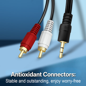 Cable de Audio y Video para Pantalla de Portátil, 6/7/8 Líneas, CC, Oscm, Hifi, Av, para Rca, Aux, 3.5mm, Polonia, Eslovaquia, Alemania, Egygold, Cable Divisor - Product Image 3