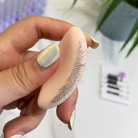 Modèles réalistes en silicone pour la pratique de l'extension des cils multicouches désordonnés pour les pros