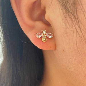 Orecchini a Goccia a Forma di Ape per Donne, Design Dolce e Carino, Accessori Femminili per Uso Quotidiano - Product Image 2
