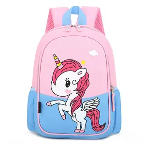 Crianças multi-funcional grande capacidade mochila cartoon impressão escola saco para crianças