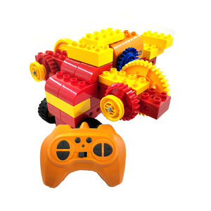 <span class=keywords><strong>Bloques</strong></span> de Construcción de Engranajes de Partículas Grandes, Vehículo de Transporte Programable por Control Remoto, Coche de Ingeniería Educativo, Compatible con 45002 9656 <span class=keywords><strong>Duplo</strong></span> Brick - Product Image 4