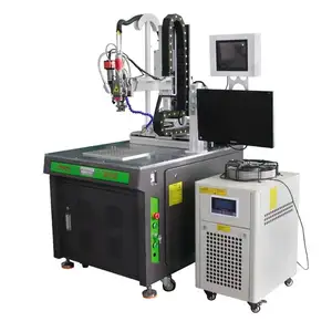 4 achsen Automatische CW Faser Laser Schweißen Maschine