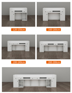 Comptoir de caisse en bois pour magasin de vêtements, design simple, équipement de magasin, table de caisse de supermarché, comptoir de paiement - Vente chaude - Product Image 4