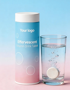 Tablete Efervescente de Vitamina Mais Popular com Biotina, Vitamina E, Vitamina C e Colágeno para Apoiar Cabelo, Pele e Unhas - Product Image 2