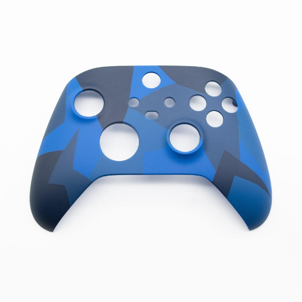 Coquille de camouflage bleu