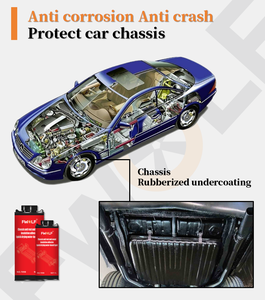 DIY kiti ile ticari araç alt kaplama sprey-araba ses yalıtımı hızlı kuru ve Anti-scratch paslanmaz çelik koruma - Product Image 3