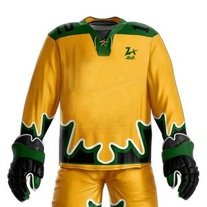 Vente en gros d'uniformes de hockey sur glace vêtements pour jeunes pantalons avec logo personnalisé ensembles d'uniformes de sport pour hommes - Product Image 4