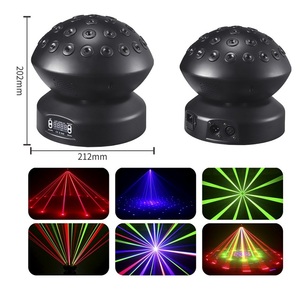 Top bán 37 mắt RGB <span class=keywords><strong>Laser</strong></span> đầy đủ màu sắc ma thuật di chuyển đầu bóng 60W <span class=keywords><strong>Laser</strong></span> nấm đèn điều khiển âm thanh đèn sân khấu Câu lạc bộ discoevents - Product Image 2