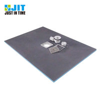 Receveur de douche XPS pour salle de bain, drain vertical, prix raisonnable, 1500x900x30, bac de douche en mousse de polystyrène extrudé linéaire