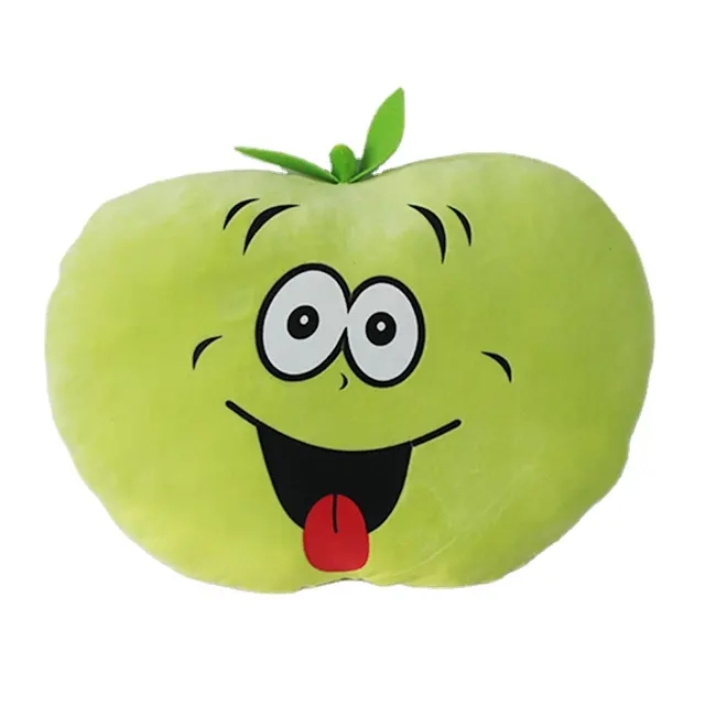 Домашний Ресторан украшение PP хлопок набивка прекрасные фрукты зеленый плюшевый зеленый яблоко мягкая игрушка
