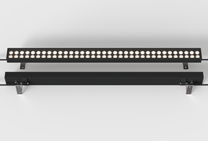 108W siêu sáng dẫn tường máy giặt thanh ánh sáng 3000K ánh sáng ban ngày Dải tuyến tính 40 \ "Thân nhôm nặng IP65 cho kho - Product Image 2