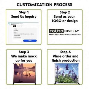 Регулируемая односторонняя ступенчатая и повторяющаяся телескопическая стойка для баннеров, рекламный фон, тканевая широкоформатная стойка для баннеров - Product Image 3