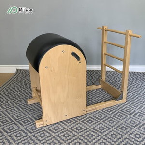 Máquina <span class=keywords><strong>de</strong></span> <span class=keywords><strong>Pilates</strong></span> <span class=keywords><strong>de</strong></span> Madera <span class=keywords><strong>de</strong></span> Arce Sólida, Ladder Barrel, Herramienta <span class=keywords><strong>de</strong></span> Entrenamiento Físico Duradera para Uso Doméstico y Comercial - Product Image 1