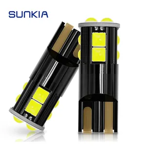 Width W5W CANBUS T10 3030 10SMD 600lm White Interior Car Lights for Auto Side Marker Light