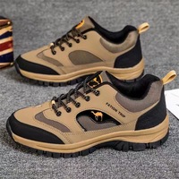 Chaussures tendance pour hommes, chaussures de sport protectrices, nouveau style, chaussures décontractées, antidérapantes, résistantes à l'usure, semelle épaisse, chaussures de marche pour hommes en plein air