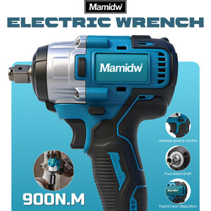 Clé à chocs électrique sans fil Mamidw 900N.M, amortisseur de chocs haute puissance sans fil pour la réparation automobile, pour <span class=keywords><strong>batterie</strong></span> 18v - Product Image 2