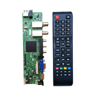 Carte mère universelle pour téléviseur LED DVB-T DVB-S ZS.S663.A01R00, numérique, 14-32 pouces, circuit imprimé LED, provenant de l'usine de cartes mères LED pour téléviseurs