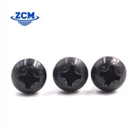 Vis à tête cylindrique en acier métrique DIN, oxyde noir, M6 25mm, tête cruciforme, pour boîtier de manette PS4, pièces de rechange