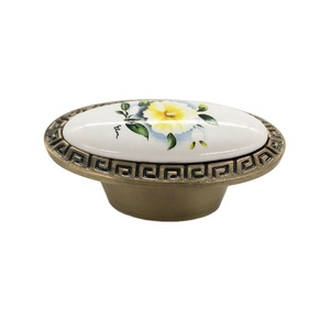 Manija de puerta de aleación de zinc de lujo de alta calidad Manija y tiradores de cerámica MAB - Product Image 3