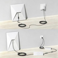 Kabel Ekstensi DC Male-to-Female Lintas Batas Arus Tinggi 5521 Konektor Female Tahan Air untuk Layar Display Router Power