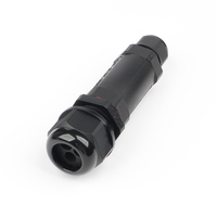 Caja de luz para exteriores, M12 conector de acoplamiento, cable de 16mm de 16mm, conector impermeable, Terminal enterrado de cobre para FPC