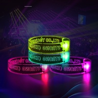 Bracelet de course lumineux pour hommes, avec chargement LED, équipement réfléchissant, pour sport de nuit