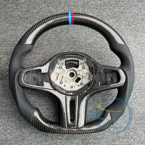 Volante Deportivo Personalizado Serie <span class=keywords><strong>G</strong></span> con Calefacción, LED y Fibra de Carbono para BMW G20 330i X3 G01 540i G30 M550i X5 G05 G80 M3 G82 M4 M240i G42 Lci - Product Image 6