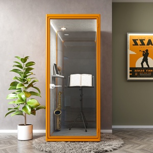 Cabina de Oficina para Reuniones Teletravéneas, Casa Prefabricada, Cabina Acústica Insonorizada, Cabina de Oficina Silenciosa para Exteriores - Product Image 2