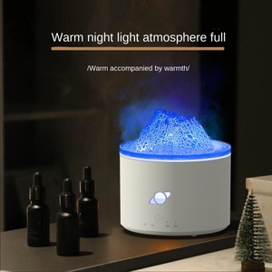 Diffuseur ultrasonique portable mini flamme, nébuliseur domestique 280 ml, humidificateur électrique USB à brume fraîche pour aromathérapie - Product Image 5