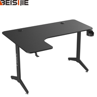 Bureau d'ordinateur Wquantum en promotion, bureau de jeu, table d'ordinateur de bureau, table d'angle en forme de L