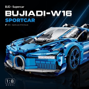 10611 Voiture de sport tout-terrain, modèle de course, blocs de construction éducatifs en plastique ABS à petites particules pour garçons - Product Image 4
