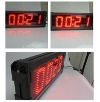 Temporizador de Cuenta Regresiva digital portátil de 5 pulgadas Programa de 4 dígitos Reloj de pared electrónico LED con control remoto