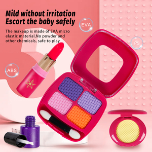 Hw thème <span class=keywords><strong>de</strong></span> <span class=keywords><strong>noël</strong></span> filles semblant jouets matériel sûr princesse beauté cosmétiques <span class=keywords><strong>cadeau</strong></span> maquillage kit giocattolo maquillage kit jouet - Product Image 4
