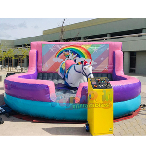 Outdoor Crazy Mini Sport Game Amusement Park <strong>Inflatable</strong> Gladiator Price Rodeo Mechanical <strong>Bull</strong> <strong>Ride</strong> - Product Image 1